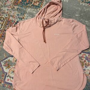 Columbia Lightweight Peach Hooded Top